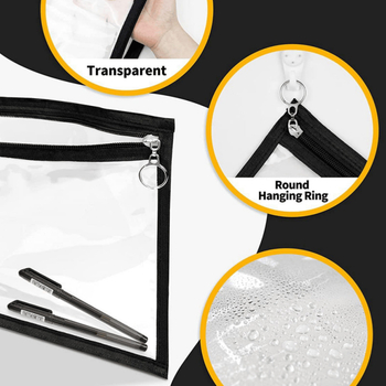 Θήκη Διαβατηρίου και Εγγράφων – Διαφανής Αδιάβροχος Φάκελος PVC, Στυλ Τσάντας, Πολυλειτουργικό για Ταξίδι