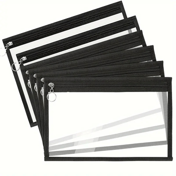 Θήκη Διαβατηρίου και Εγγράφων – Διαφανής Αδιάβροχος Φάκελος PVC, Στυλ Τσάντας, Πολυλειτουργικό για Ταξίδι