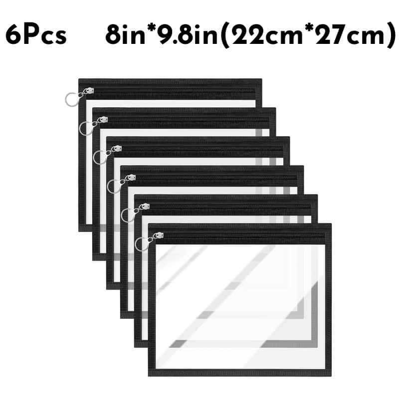 Pasių ir dokumentų laikiklis – skaidrus vandeniui atsparus PVC dėklas, rankinės stiliaus, daugiafunkcis kelionėms