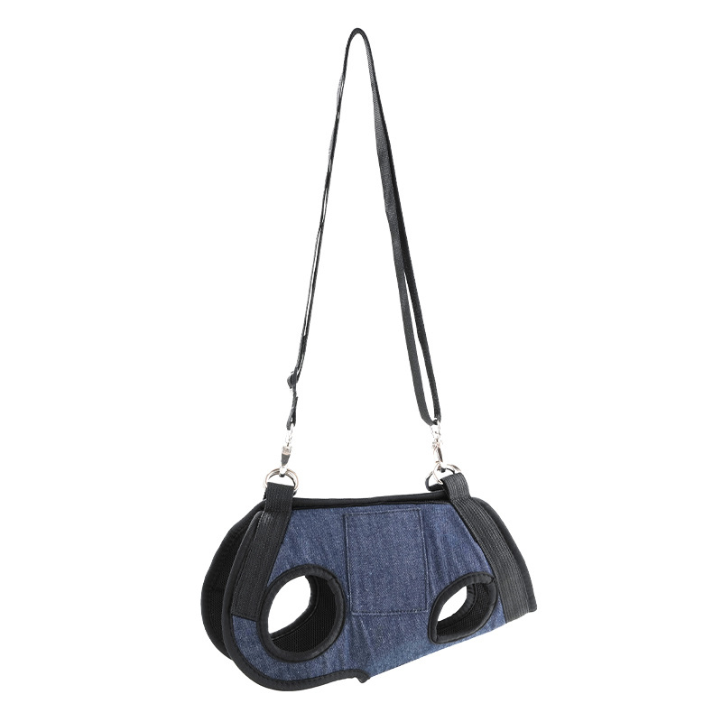 Mājdzīvnieku soma pastaigām – Materiāls: Sandwich Mesh + Denim; Preces kods: 10184; Kategorija: Mājas dzīvnieku soma; Cietība: Vidēja; Zīmējums: Vienkrāsains