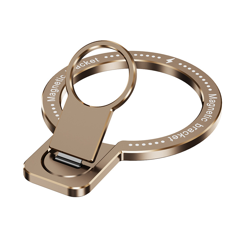 MagSafe μαγνητικός κρατήρας δαχτυλιδιού τηλεφώνου και περιστρεφόμενη μεταλλική βάση γραφείου — κράμα αλουμινίου, καθολικό στυλ, μοντέλο fy