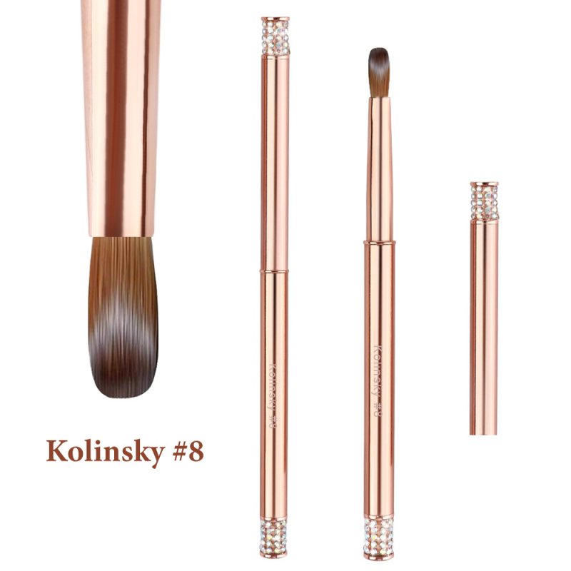 Πινέλο Καρβίρισμα Νυχιών — Σετ 3 Πινέλων με Μακριά Μεταλλική Λαβή, Μάρκα BQAN, Μοντέλο 2025008001003