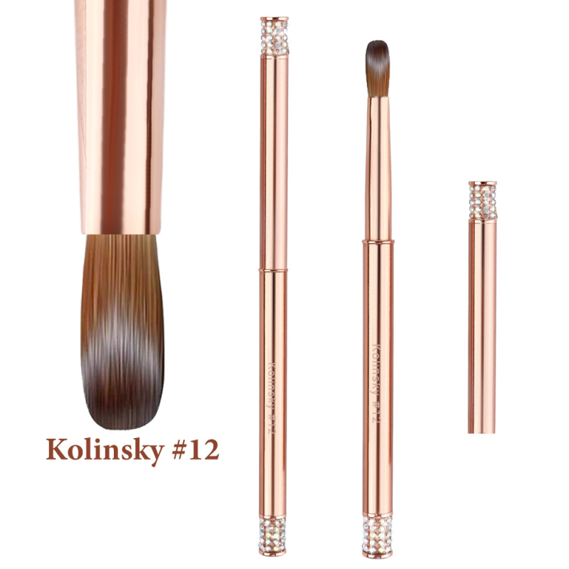 Πινέλο Καρβίρισμα Νυχιών — Σετ 3 Πινέλων με Μακριά Μεταλλική Λαβή, Μάρκα BQAN, Μοντέλο 2025008001003