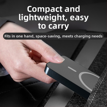 Magnetska bežična Power Banka – 5000mAh, 20W brzo punjenje, QC2.0, Li-Polimer baterija, kućište od legure