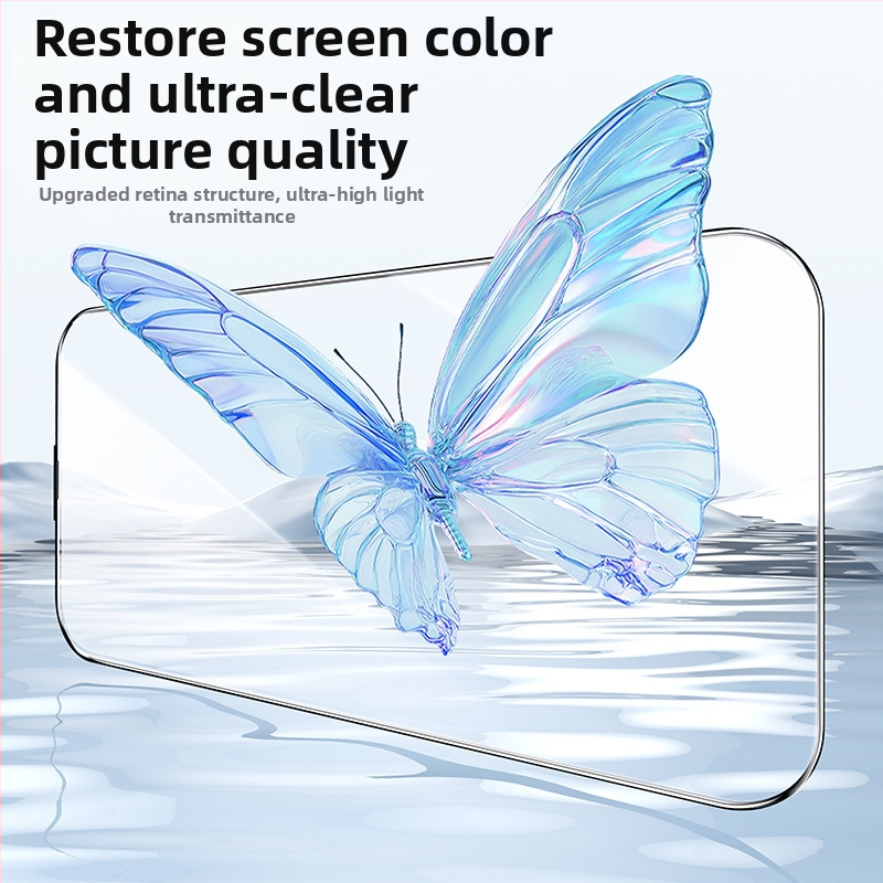 Защитно стъклено покритие за предния панел – закалено стъкло, Anti-Peep, HD яснота, бърз монтаж, Dust-Free Kit за iPhone 11–14 серия