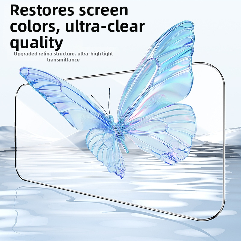 Priekšējā ekrāna aizsargs no tempered glass ar Anti-Peep, HD skaidrība, ātra uzklāšana, Dust-Free Kit iPhone 11–14 sērijai