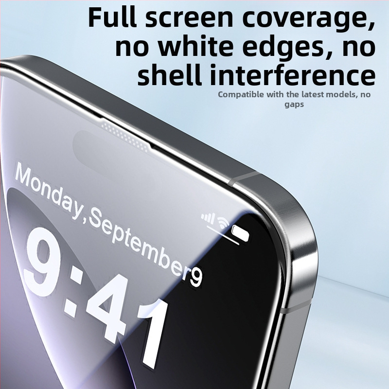 Priekšējā ekrāna aizsargs no tempered glass ar Anti-Peep, HD skaidrība, ātra uzklāšana, Dust-Free Kit iPhone 11–14 sērijai