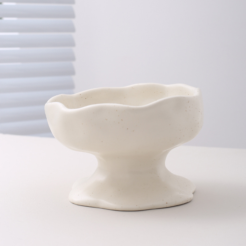 Kaķu keramikas barošanas bļoda ar augstu pamatni, anti-tilt, kakla aizsardzība un lēnai ēšanai, ar teksturētu glazūru