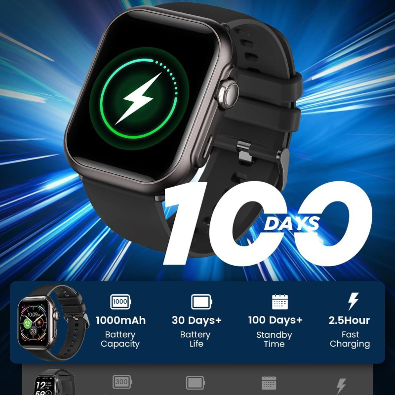 Unisex viedpulkstenis ar soļu skaitīšanu, sirdsdarbības monitoringu, viedajiem atgādinājumiem un attālo selfiju taimeri; darbības laiks mazāk kā 7 dienas