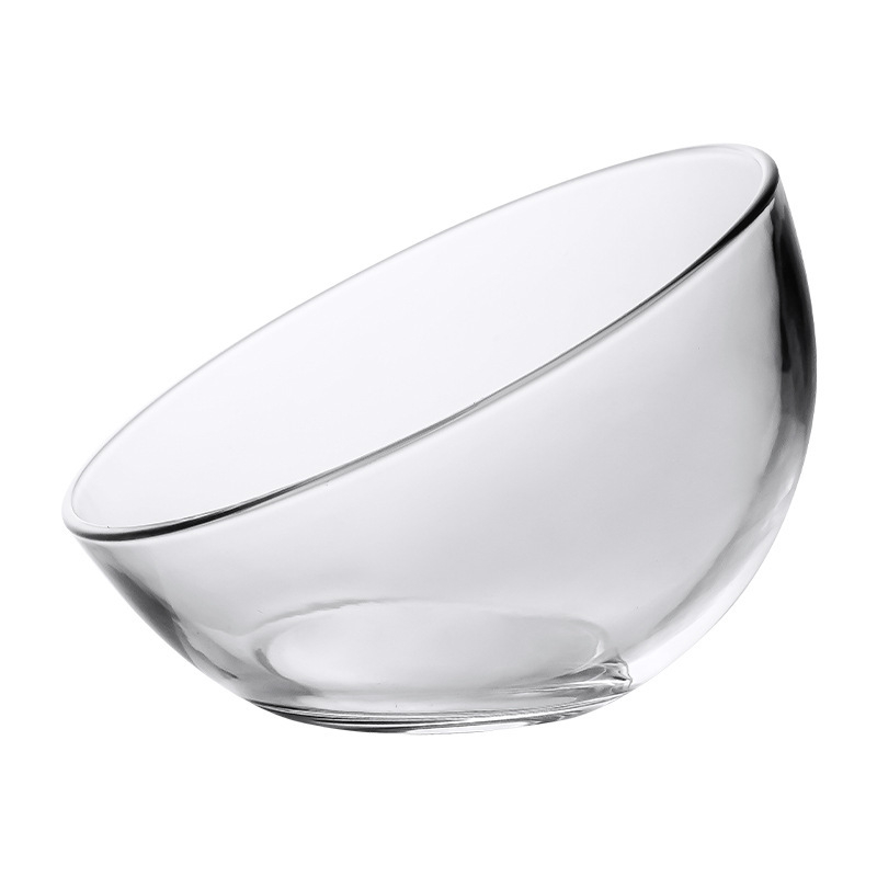 Kačių maisto dubuo — stiklinis, neleidžia lašėti, įlenktas atidarymas, modelis #2235