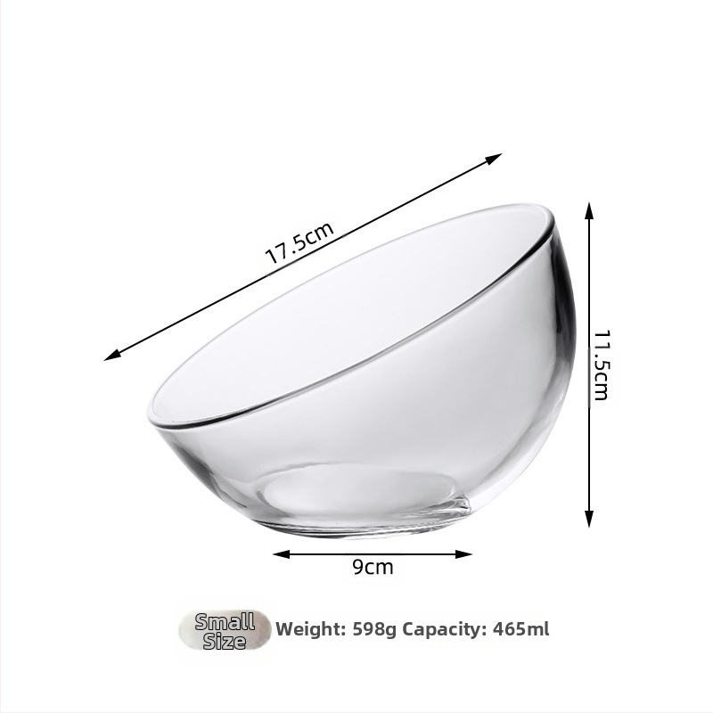 Kačių maisto dubuo — stiklinis, neleidžia lašėti, įlenktas atidarymas, modelis #2235