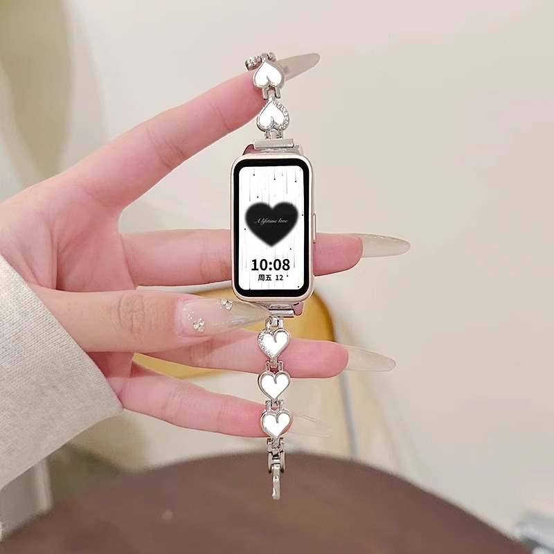 Metalinė dirželio Huawei Band 9/10 NFC, 14 mm sąsaja, užsegimas spaudimu, svoris 17,4 g