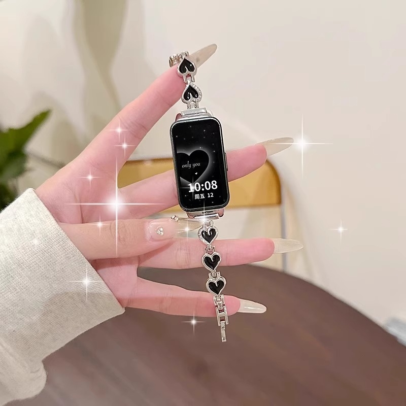 Metalinė dirželio Huawei Band 9/10 NFC, 14 mm sąsaja, užsegimas spaudimu, svoris 17,4 g