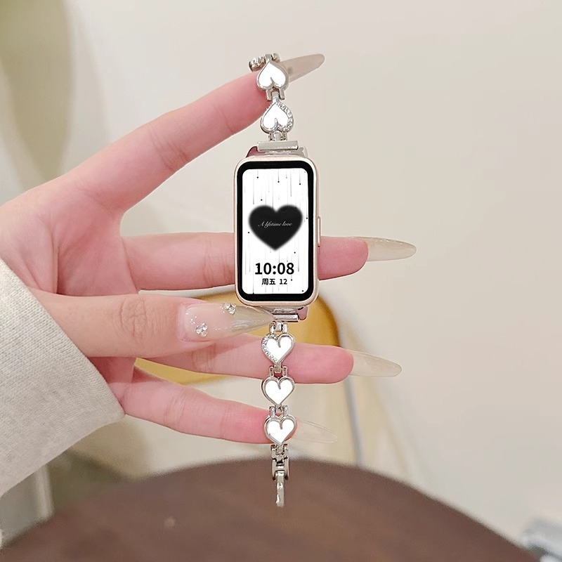 Metalinė dirželio Huawei Band 9/10 NFC, 14 mm sąsaja, užsegimas spaudimu, svoris 17,4 g