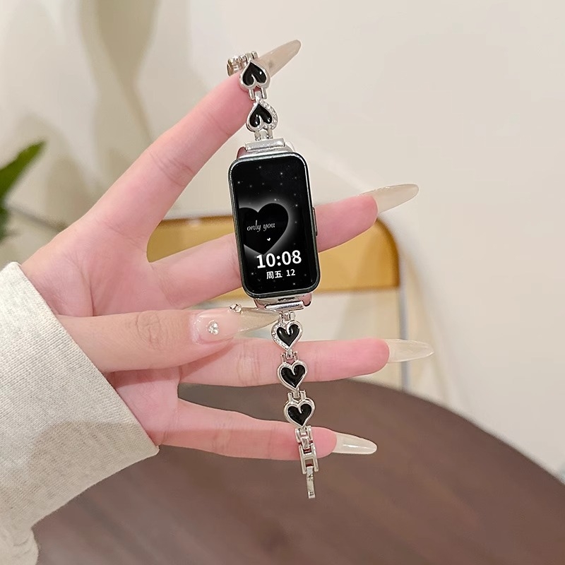 Metalinė dirželio Huawei Band 9/10 NFC, 14 mm sąsaja, užsegimas spaudimu, svoris 17,4 g