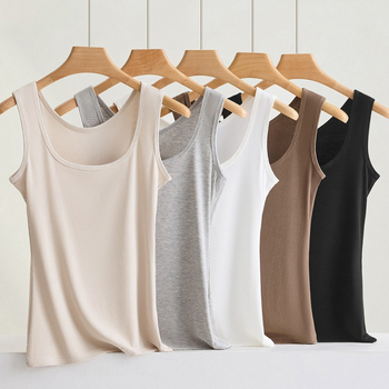 Sieviešu bez piedurknēm top ar kvadrātveida kaklu un platām plecu siksnām, viskoze, 90–95% viskozes, vidēja svara audums 181–200 g/m²