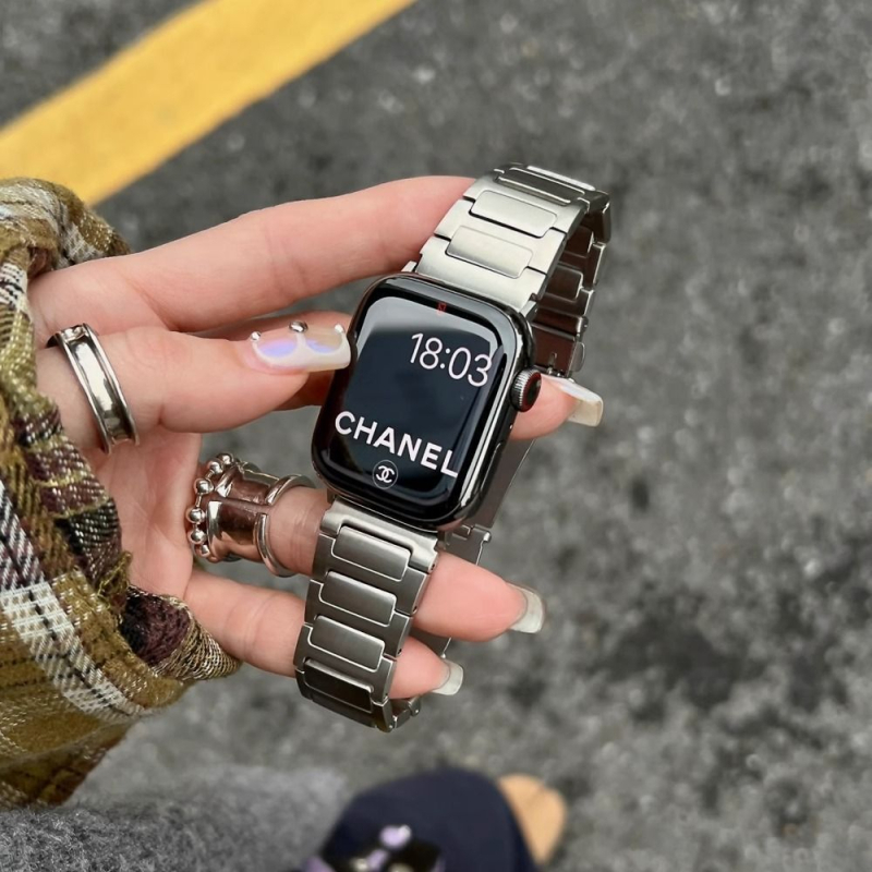 Curea de ceas în formă I, din nylon împletit, stil minimalist, cataramă