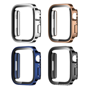 Θήκη Apple Watch: ανθεκτική στις πτώσεις κατασκευή από PC με ηλεκτροπλακιδωμένο ευθύ άκρο, ενσωματωμένος σχεδιασμός; Υλικό: PC + φιλμ θερμικής επεξεργασίας; Συμβατό με Apple Watch