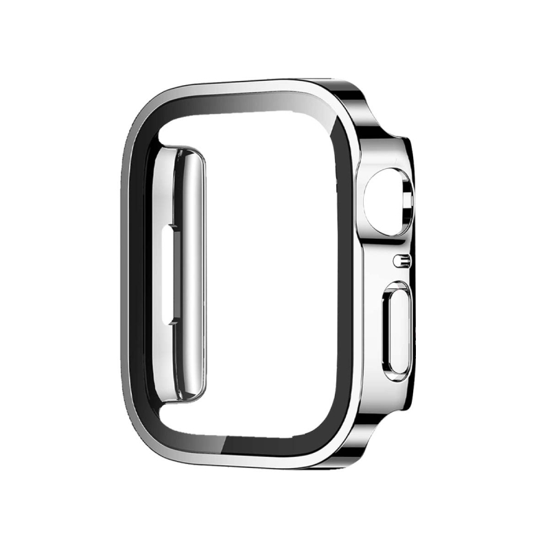 Θήκη Apple Watch: ανθεκτική στις πτώσεις κατασκευή από PC με ηλεκτροπλακιδωμένο ευθύ άκρο, ενσωματωμένος σχεδιασμός; Υλικό: PC + φιλμ θερμικής επεξεργασίας; Συμβατό με Apple Watch