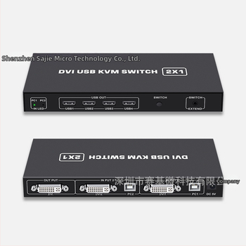 KVM prekidač – USB dijeljenje između dva računala za jedan set tipkovnice, miša i pisača; podržava do 4K60Hz i Windows 7