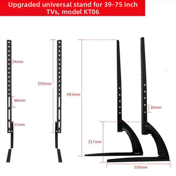 Βάση τηλεόρασης ανύψωσης – καθολική χωρίς διάτρηση LCD επιτραπέζια βάση KT06, χάλυτος, συμβατή με Smart TV