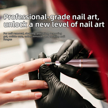 Ηλεκτρικός τρίφτης νυχιών και εργαλείο αφαίρεσης – Μοντέλο GLX019, Φόρτιση TYPE-C, 230 g, ABS περίβλημα