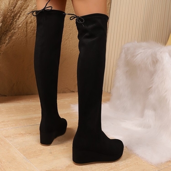 Ανδρικά μποτάκια με φούντες, suede επάνω μέρος, σόλα από καουτσούκ, τακούνι άνω των 8 εκ, χαμηλός άξονας, Pull-On κλείσιμο