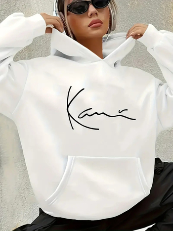 Ikdienišķs sievietes komplekts – top ar apļu kaklu un garām piedurknēm, apdruka ar burtiem/skaitļiem/tekstu, poliester 95%+, ziema 2025, japāņu-korejiešu ikdienas stils