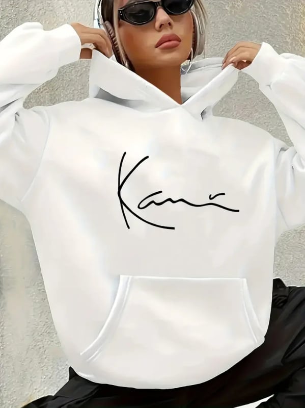 Ikdienišķs sievietes komplekts – top ar apļu kaklu un garām piedurknēm, apdruka ar burtiem/skaitļiem/tekstu, poliester 95%+, ziema 2025, japāņu-korejiešu ikdienas stils