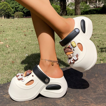 EVA sandales ar caurumiem – universālas, Slip-On, pretslīdēšana, Anti-Odor, 8 cm bieza zole