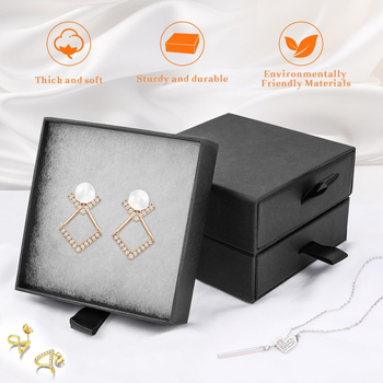 Rotaslietu izstādes kārba, 5gab. komplekts, kartona materiāls, piemērota kaklarāmām, gredieniem un auskarām (S003)