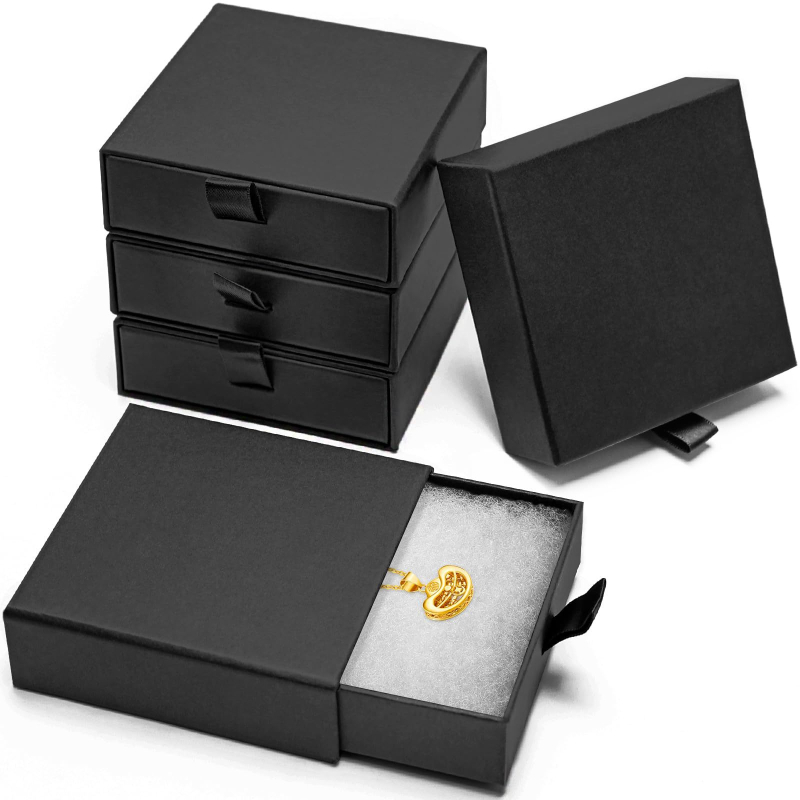 Rotaslietu izstādes kārba, 5gab. komplekts, kartona materiāls, piemērota kaklarāmām, gredieniem un auskarām (S003)