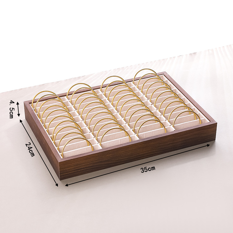 Karkötő bemutató állvány, tömörfa, négyzetes kialakítás, egy réteg, magas minőség, 2025 tavasza