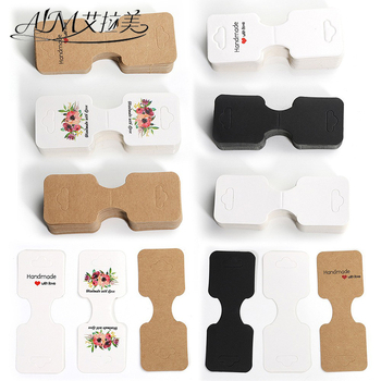 50 τεμ. χαρτονένες κάρτες προβολής κοσμημάτων, οικολογικές, για αλυσίδες, βραχιόλια και αξεσουάρ μαλλιών