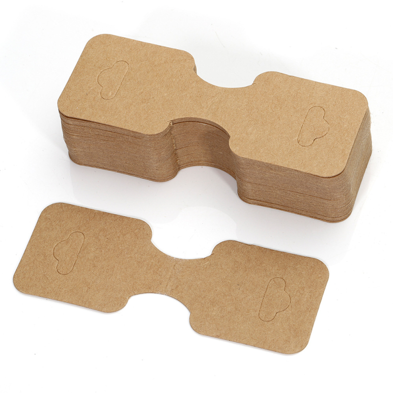 50 τεμ. χαρτονένες κάρτες προβολής κοσμημάτων, οικολογικές, για αλυσίδες, βραχιόλια και αξεσουάρ μαλλιών