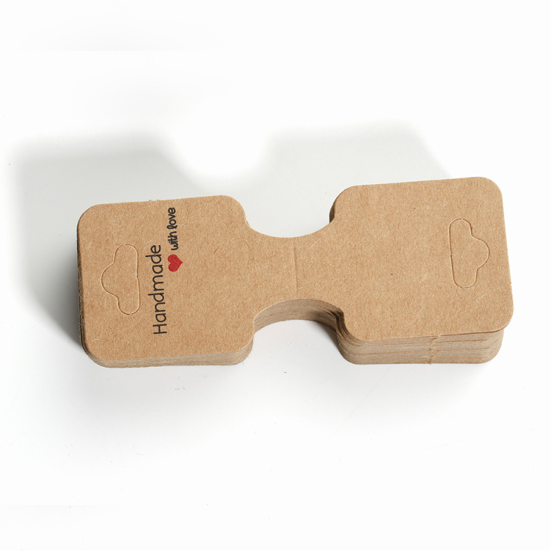 50 τεμ. χαρτονένες κάρτες προβολής κοσμημάτων, οικολογικές, για αλυσίδες, βραχιόλια και αξεσουάρ μαλλιών