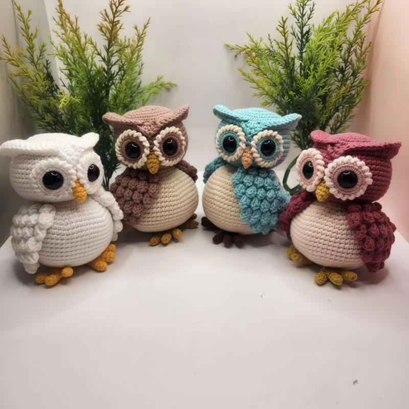 Rokas darināta audēja lelle no akrila adījuma dzijas, Semi-Worsted, adījuma dzija bumbiņās, Modelis YB