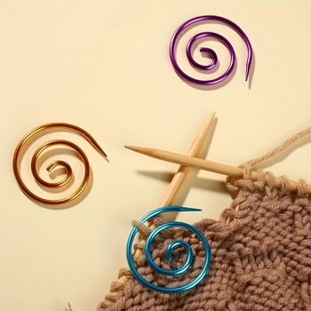 Spiralne kabelske igle za pletenje — ručno izrađeni DIY dodaci za vunene šalove i deke, AC333, Grandma Textile, 200 kom, 0,06 kg