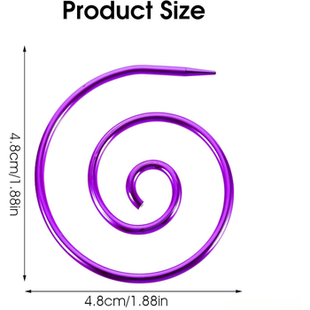 Spiralne kabelske igle za pletenje — ručno izrađeni DIY dodaci za vunene šalove i deke, AC333, Grandma Textile, 200 kom, 0,06 kg