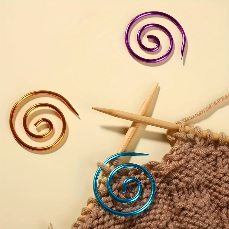 Spiralne kabelske igle za pletenje — ručno izrađeni DIY dodaci za vunene šalove i deke, AC333, Grandma Textile, 200 kom, 0,06 kg