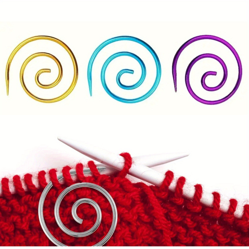 Spiralne kabelske igle za pletenje — ručno izrađeni DIY dodaci za vunene šalove i deke, AC333, Grandma Textile, 200 kom, 0,06 kg