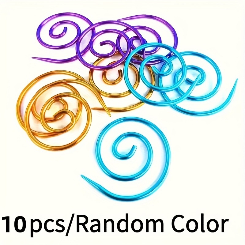 Spiralne kabelske igle za pletenje — ručno izrađeni DIY dodaci za vunene šalove i deke, AC333, Grandma Textile, 200 kom, 0,06 kg