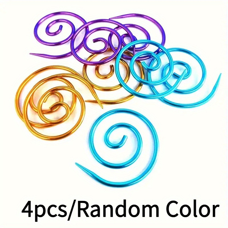 Spiralne kabelske igle za pletenje — ručno izrađeni DIY dodaci za vunene šalove i deke, AC333, Grandma Textile, 200 kom, 0,06 kg