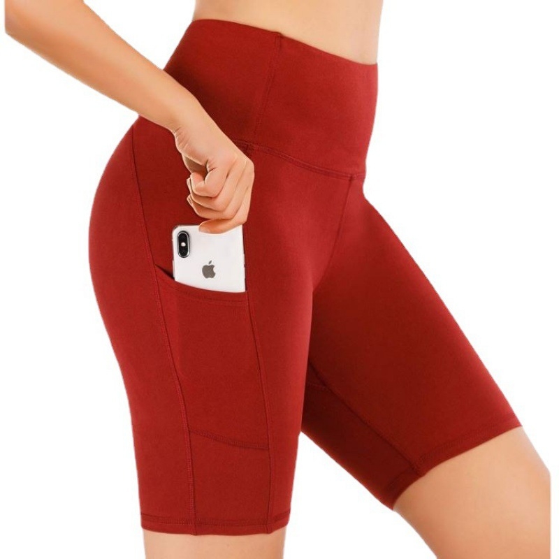 Капри клин за спорт, висока талия, камуфлажен принт, полиестер/еластан плетен материал, тънък силует