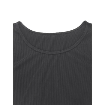 Πλεκτό πολυεστερικό κορμάκι με μακριά μανίκια, υψηλή μέση και εφαρμοστό σχήμα.