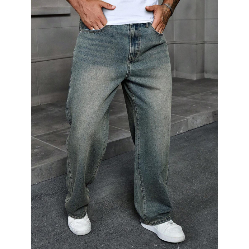 Vyrų kelnės dideliems dydžiams, laisvas kirpimas, tiesios kojos, fleece pamušalas, dviguba juosta