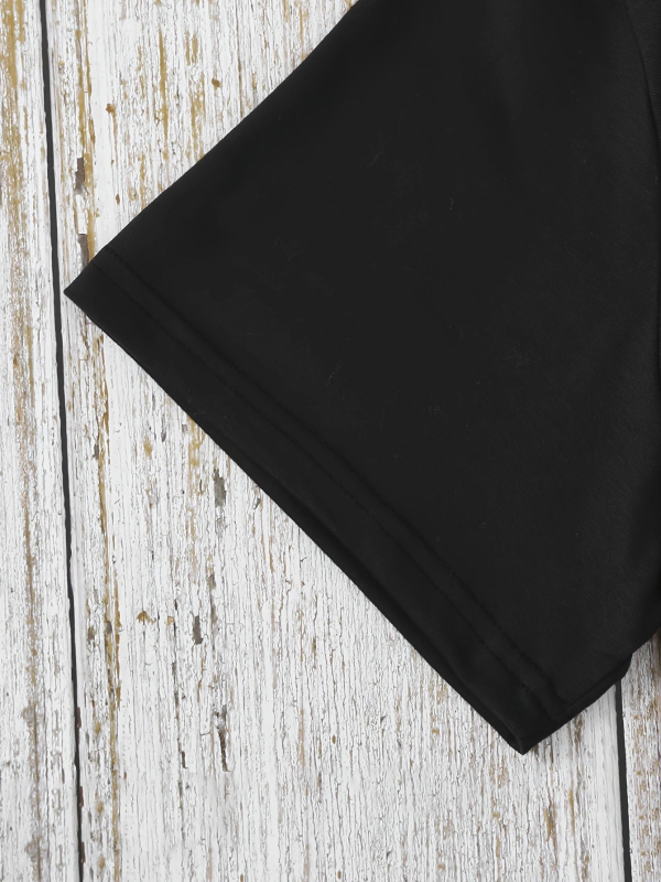 Vyriski trumpomis rankovėmis marškinėliai su lūžusio gėlių rašto, Milk Silk audinys, 96% poliesteris, apvalus kaklas, kasdienis vasaros stilius