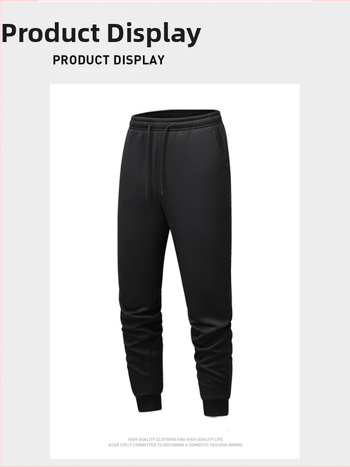 Korejiečių stiliaus cargo kelnes, tiesus kirpimas, ekstra stora, 95% medvilnė