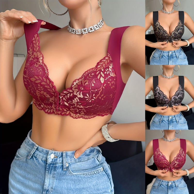 Bešuvju krūšturis ar priekšējo aizdari, bez šuvēm, 3/4 kauss