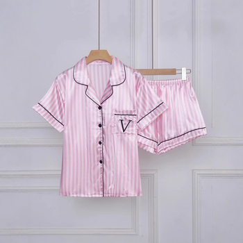 Σετ casual με 3D-εφέ εκτύπωσης, μίγμα πολυεστέρα-ελαστάν, μανίκια 3/4, Καλοκαίρι 2025